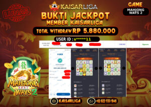 BUKTI JACKPOT SLOT KAISARLIGA RP.5.880.000.,-LUNAS