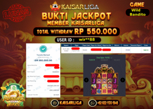 BUKTI JACKPOT SLOT KAISARLIGA RP.550.000.,-LUNAS