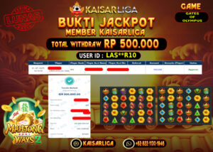 BUKTI JACKPOT SLOT KAISARLIGA RP.500.000.,-LUNAS