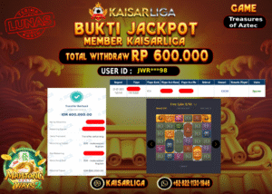 BUKTI JACKPOT SLOT KAISARLIGA RP.600.000.,-LUNAS