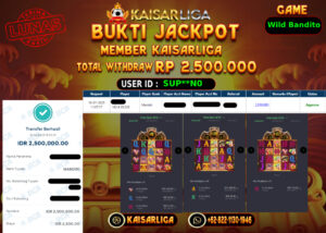 BUKTI JACKPOT SLOT KAISARLIGA RP. 2.500.000,-LUNAS