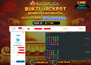 BUKTI JACKPOT SLOT KAISARLIGA RP. 4.899.000,-LUNAS
