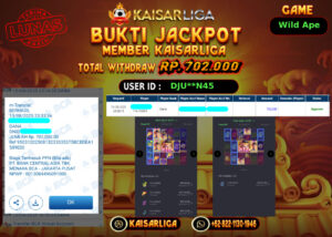 BUKTI JACKPOT SLOT KAISARLIGA RP. 702.000,-LUNAS
