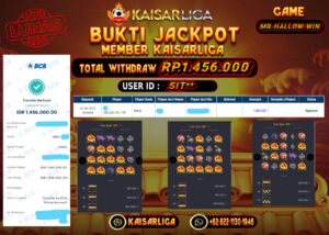 BUKTI JACKPOT SLOT KAISARLIGA RP. 1.456.000.- LUNAS