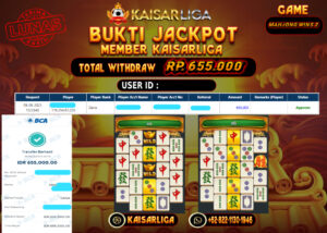 BUKTI JACKPOT SLOT KAISARLIGA RP. 655.000.- LUNAS