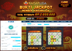 BUKTI JACKPOT SLOT KAISARLIGA RP. RP. 2.000.000.- LUNAS