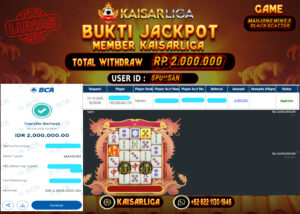BUKTI JACKPOT SLOT KAISARLIGA RP. 2.000.000.- LUNAS
